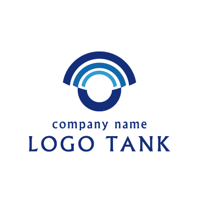 Logo design with three lines to represent resonance and expansion